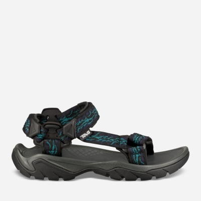 Teva Terra Fi 5 Universal - Men's Teva Sandals - Dark Grey | India (FKXM30592)